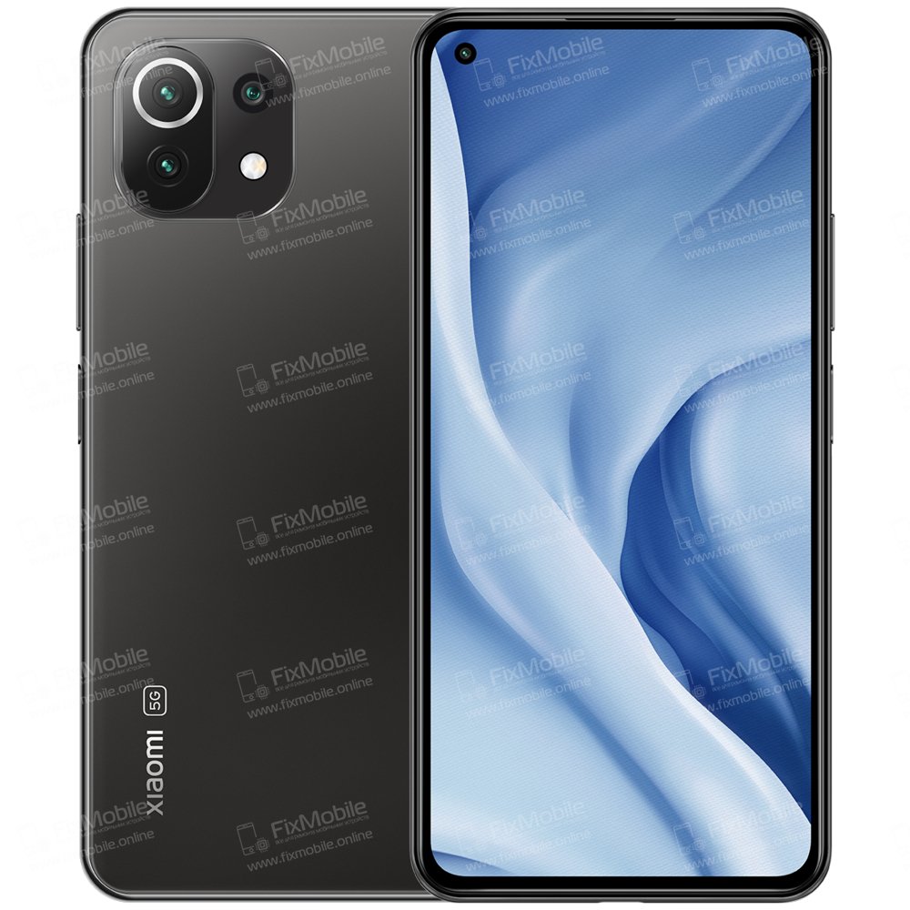 Дисплейный модуль с тачскрином для Xiaomi Mi 11 Lite 5G (синий)