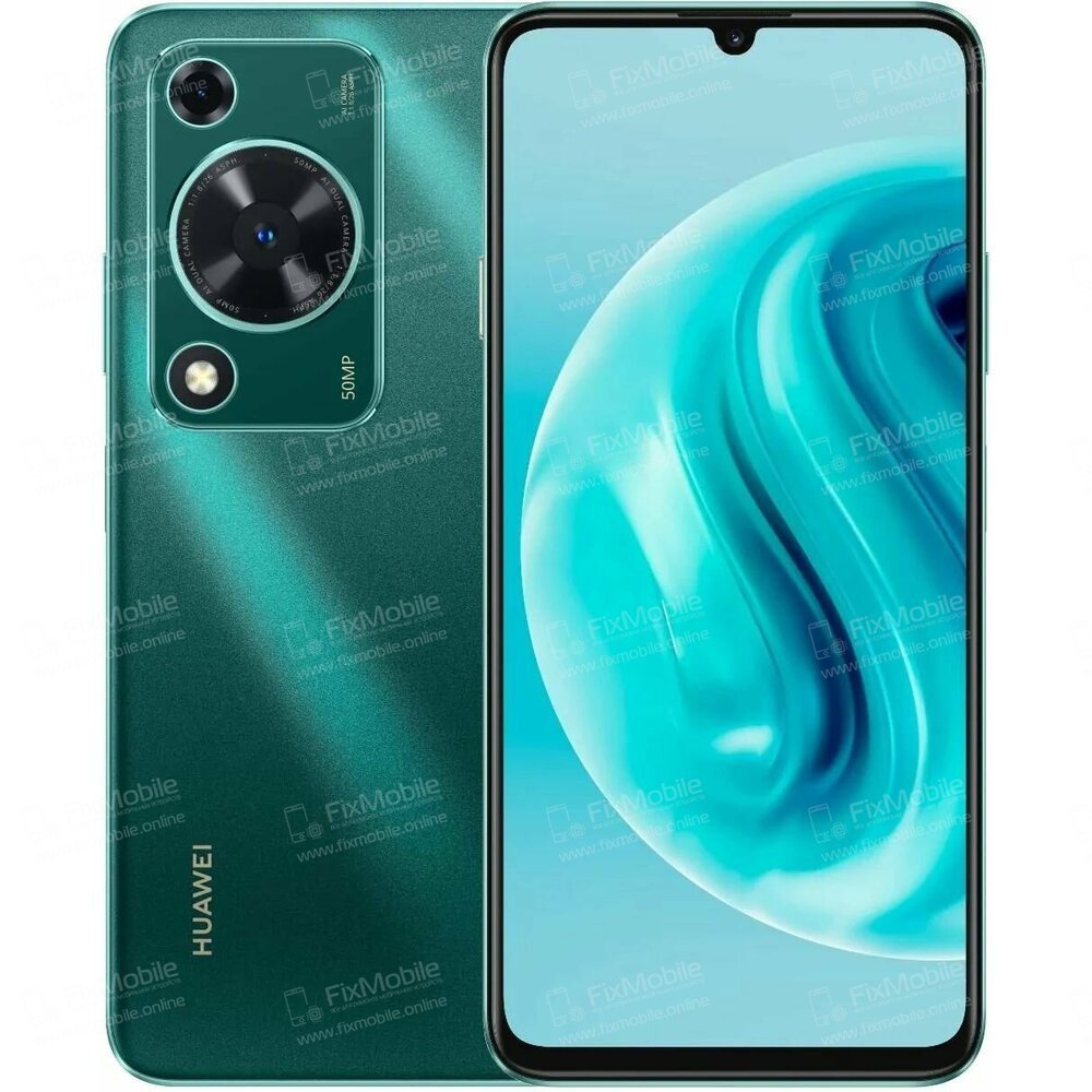 Задняя крышка для Huawei Nova Y72S (черная) Премиум