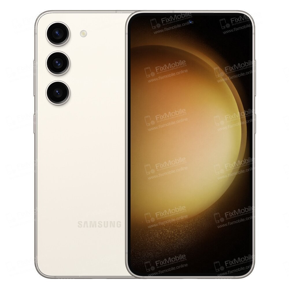 Шлейф для Samsung Galaxy S23 (S911E) плата на разъем зарядки/разъем SIM/микрофон премиум — 3