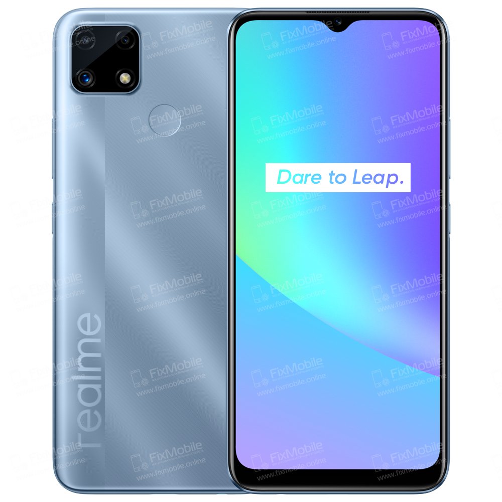 Дисплей с тачскрином для Xiaomi Realme C25 (черный) — 3