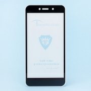 Защитное стекло для Huawei Honor 9S (полное покрытие) (черное)