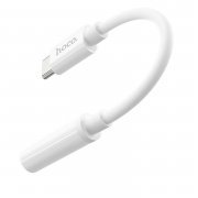 Превью Адаптер (переходник) Hoco LS30 (Type-C - 3.5 мм) белый &mdash; 5