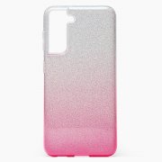 Чехол-накладка SC097 Gradient для Samsung Galaxy S21 Plus (G996B) (серебристо-розовая) — 1