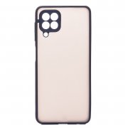 Чехол-накладка PC041 для Samsung Galaxy M32 Global (M325F) (черно-фиолетовая) — 1