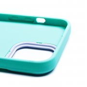 Чехол-накладка SC262 для Apple iPhone 13 Pro Max (светло-голубая) — 3