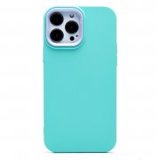 Чехол-накладка SC262 для Apple iPhone 13 Pro Max (светло-голубая) — 1