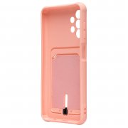 Чехол-накладка SC304 с картхолдером для Samsung Galaxy A13 4G (A135F) (светло-розовая) — 2