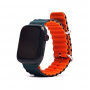 Ремешок ApW26 Ocean Band для Apple Watch 49 mm силикон (темно-оранжевый)