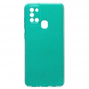 Чехол-накладка - SC328 для Samsung Galaxy A21s (A217F) (светло-голубая) — 1