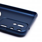 Чехол-накладка - SM020 Matte SafeMag для Samsung Galaxy S20 Ultra (G988B) (темно-синяя) — 3