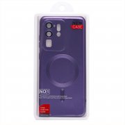Чехол-накладка - SM020 Matte SafeMag для Samsung Galaxy S20 Ultra (G988B) (фиолетовая) — 2