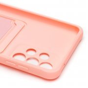 Чехол-накладка - SC304 с картхолдером для Samsung Galaxy A33 5G (A336F) (208758) (светло-розовая) — 2