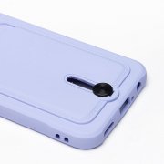 Чехол-накладка - SC304 с картхолдером для Huawei P Smart 2019 (фиолетовая) — 3