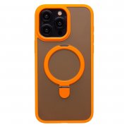 Чехол-накладка - SM088 SafeMag для Apple iPhone 15 Pro Max (оранжевая)