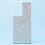 Чехол-накладка - PC055 для Samsung Galaxy S21 Ultra (G998B) (серебристая)