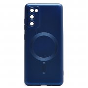 Чехол-накладка - SM020 Matte SafeMag для Samsung Galaxy S20 FE (G780F) (темно-синяя)