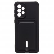 Чехол-накладка - SC304 с картхолдером для Samsung Galaxy A33 5G (A336F) (208754) (черная)