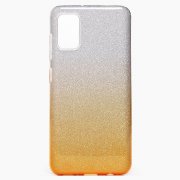 Чехол-накладка - SC097 Gradient для Samsung Galaxy A41 (A415F) (серебристо-золотистая)
