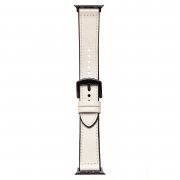Ремешок - ApW39 Skin Apple Watch 41 mm экокожа (белый)
