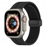 Ремешок ApW29 Apple Watch 41 mm силикон на магните (черный)