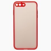 Чехол-накладка - PC041 для Apple iPhone 7 Plus (черно-красная) — 1
