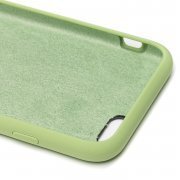 Чехол-накладка Soft Touch для Apple iPhone 6 (светло-зеленая) — 2