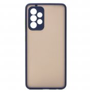 Чехол-накладка для Samsung Galaxy A52 (A525F) (черно-фиолетовая) — 1