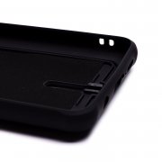 Чехол-накладка с картхолдером для Xiaomi Redmi Note 8 Pro (черная) — 2