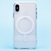 Чехол-накладка SafeMag для Apple iPhone XS (прозрачная) — 1