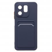 Чехол-накладка для Infinix Hot 50i (темно-синяя) — 1
