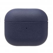 Чехол для кейса AirPods (3-го поколения) экокожа (темно-синий) — 1