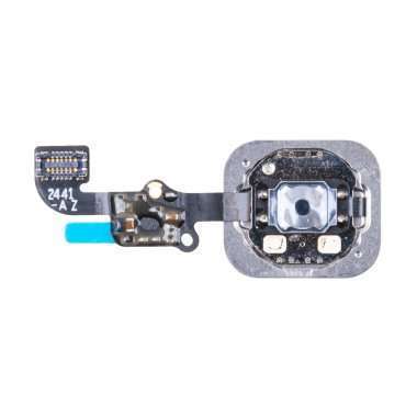 Шлейф для Apple iPhone 6 на кнопку Home в сборе (белый) &mdash; 1