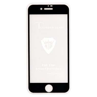 Защитное стекло для Apple iPhone SE 2020 (полное покрытие) (черное) — 1