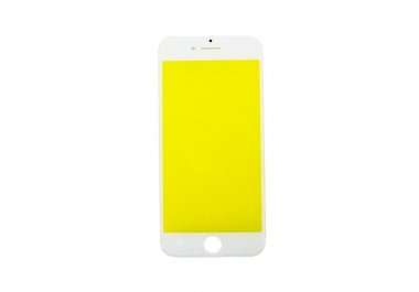 Стекло для Apple iPhone SE 2020 в сборе с рамкой (белое) — 1