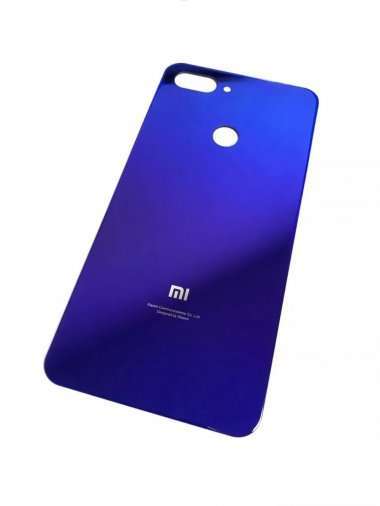 Задняя крышка для Xiaomi Mi 8 (синяя) &mdash; 1