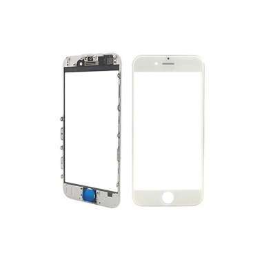Стекло для Apple iPhone 5S в сборе с рамкой (белое) — 1