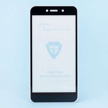 Защитное стекло для Huawei Honor 9S (полное покрытие) (черное) — 1