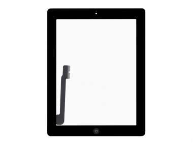 Тачскрин (сенсор) для Apple iPad 3 с кнопкой Home (черный) — 1