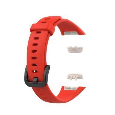 Ремешок для Huawei Honor Band 6 силиконовый (красный) — 4
