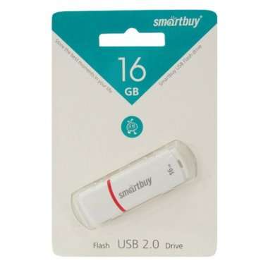 USB-флеш 16GB SmartBuy Crown (белая) &mdash; 2