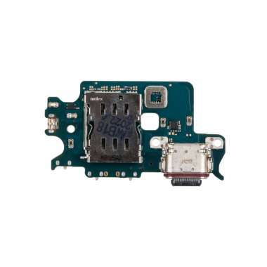 Шлейф для Samsung Galaxy S22 (S901B) плата на разъем зарядки/разъем SIM/микрофон