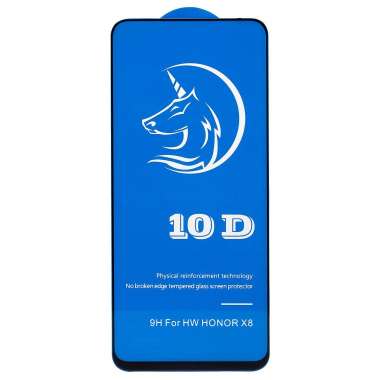 Защитное стекло для Huawei Honor X8a (полное покрытие) (черное) — 1