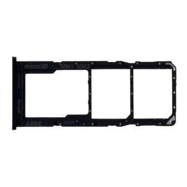 Контейнер SIM для Samsung Galaxy A22 (A225F) (черный) &mdash; 1