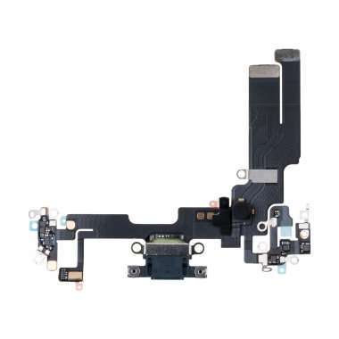 Шлейф для Apple iPhone 14 на разъем зарядки/микрофон (черный) Премиум &mdash; 1