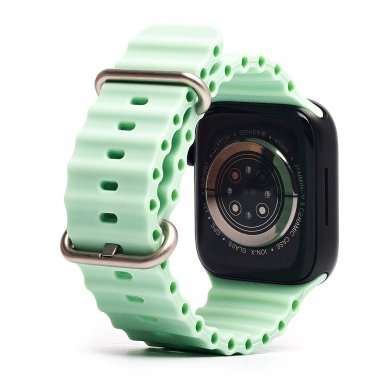 Ремешок - ApW26 Ocean Band Apple Watch 49 mm Watch 42/44/45/49мм силикон (светло-голубый) — 4
