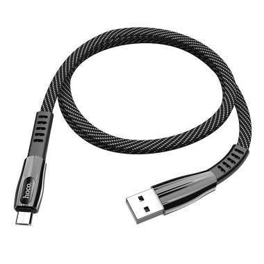 Кабель USB Hoco U70 (USB - micro USB) (темно-серый) — 7