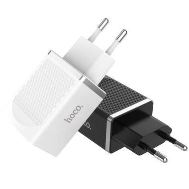 Сетевое зарядное устройство Hoco C42A USB (белое) — 4