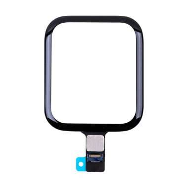 Стекло с тачскрином для Apple Watch SE 2023 44 mm в сборе с OCA пленкой (черное) — 2