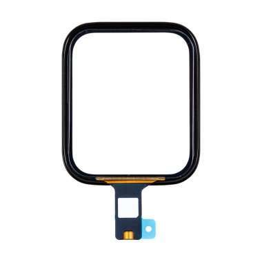 Стекло с тачскрином для Apple Watch SE 2023 44 mm в сборе с OCA пленкой (черное) Стекло с тачскрином для Apple Watch SE 2023 44 mm в сборе с OCA пленкой (черное)