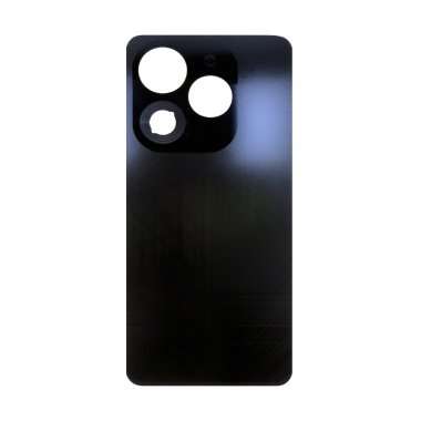 Задняя крышка для Tecno Spark 20C (черная) премиум &mdash; 2